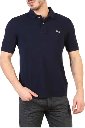 Napapijri Koszulki polo marki model N0YHDX. Kolor Niebieski, Odzież Męskie. sezon: Wiosna/Lato