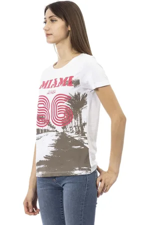 Trussardi T-shirty marki model 2BT11. Kolor Biały, Odzież Damskie. sezon: