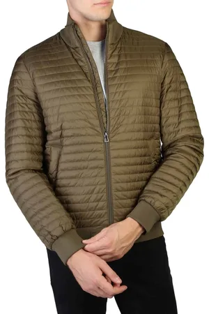 Geox Kurtki marki model M6420NT2163. Kolor Zielony, Odzież Męskie. sezon: Jesień/Zima
