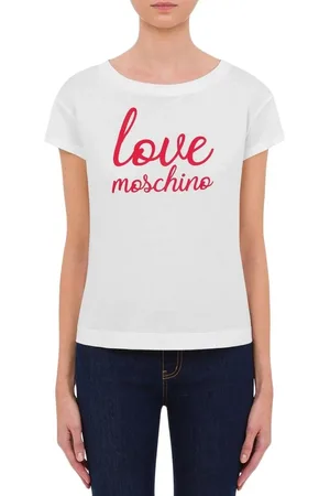 Moschino T-shirty marki model W4F303P-M4405. Kolor Biały, Odzież Damskie. sezon: Cały rok