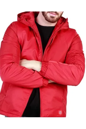 Sparco Kurtki marki model GREENWOOD. Kolor Czerwony, Odzież Męskie. sezon: Jesień/Zima