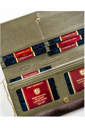 Peterson Skórzany damski portfel PTN 42100-PR