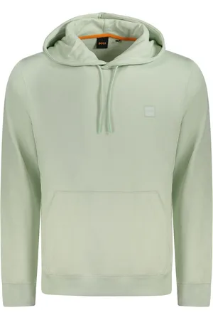 HUGO BOSS BLUZA BEZ ZAMKA MĘSKA ZIELONA