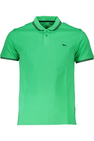 HARMONT&BLAINE NIEBIESKA KOSZULKA POLO Z KRÓTKIM RĘKAWEM, MĘSKA