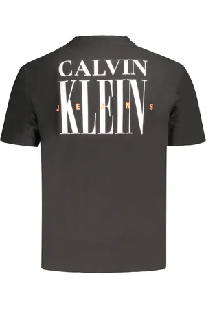 Calvin Klein MĘSKA KOSZULKA Z KRÓTKIM RĘKAWEM CZARNA