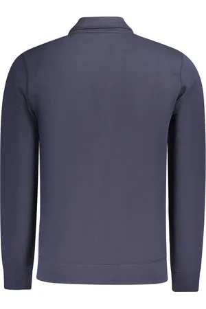 HUGO BOSS MĘSKA BLUZA Z ROZPINANYM NA ZAMEK NIEBIESKA