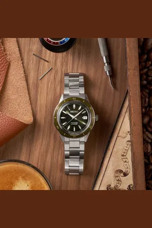 Seiko Zegarek SRPG18K1. Automatyczny, Kolor brązowy. Mężczyzna.