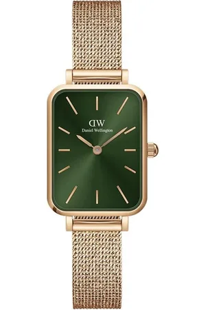 Daniel Wellington ZEGAREK DAMSKI Quadro Pressed Melrose Emerald 20mm DW00100445+ BOX (zw505n)