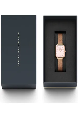 Daniel Wellington ZEGAREK DAMSKI Quadro Pressed Melrose Pearl 20mm DW00100510 + BOX (zw505o)
