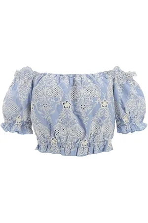 Guess Top marki model W4GH40-WG4F0. Kolor Niebieski, Odzież Damskie. sezon: Wiosna/Lato