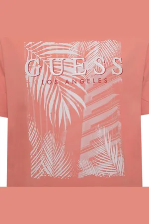 Guess T-shirty marki model X4YI04-KBR42. Kolor Różowy, Odzież Męskie. sezon: Cały rok