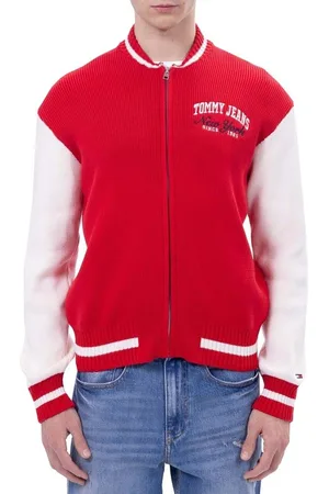 Tommy Hilfiger Top marki model DM0DM20306-. Kolor Czerwony, Odzież Męskie. sezon: Jesień/Zima