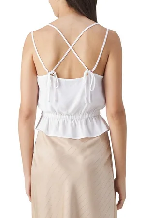 Tommy Hilfiger Top marki model DW0DW17802-. Kolor Biały, Odzież Damskie. sezon: Wiosna/Lato