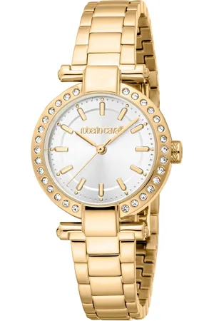 Roberto Cavalli Zegarki marki model RC5L121M0055. Kolor Zółty, Akcesoria Damskie. sezon: Cały rok