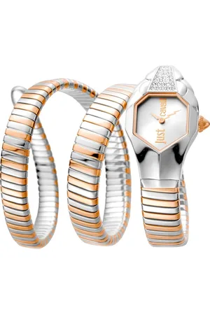 Roberto Cavalli Zegarki marki model JC1L022M0075. Kolor Szary, Akcesoria Damskie. sezon: Cały rok