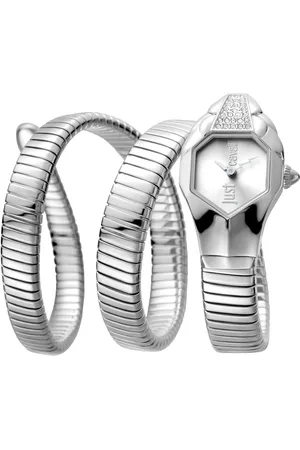 Roberto Cavalli Zegarki marki model JC1L022M0055. Kolor silver grey, Akcesoria Damskie. sezon: Cały rok