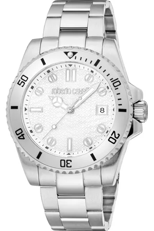 Roberto Cavalli Zegarki marki model RC5G129M0055. Kolor Szary, Akcesoria Męskie. sezon: Cały rok