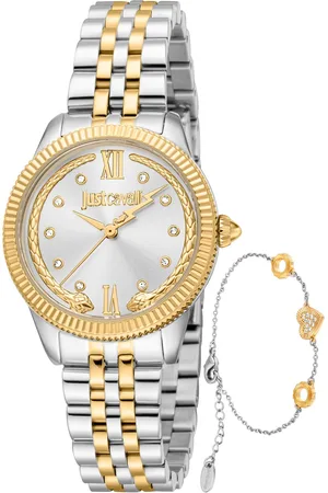 Roberto Cavalli Zegarki marki model JC1L315M. Kolor Szary, Akcesoria Damskie. sezon: Cały rok