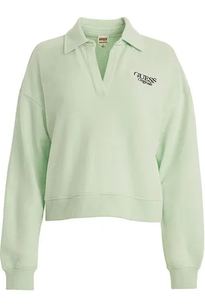 Guess Bluzy marki model W2GQ08-K9YI1. Kolor Zielony, Odzież Damskie. sezon: Cały rok