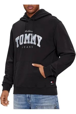 Tommy Hilfiger Bluzy marki model DM0DM18401-. Kolor Czarny, Odzież Męskie. sezon: Wiosna/Lato
