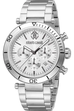 Roberto Cavalli Zegarki marki model RC5G128M0045. Kolor Szary, Akcesoria Męskie. sezon: Cały rok