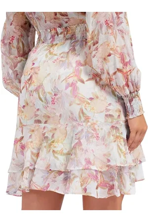 Guess Spódnice marki model W2YD38-WEL02. Kolor Biały, Odzież Damskie. sezon: Wiosna/Lato