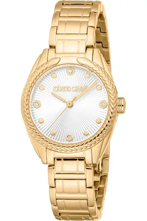 Roberto Cavalli Zegarki marki model RC5L118M0045. Kolor Zółty, Akcesoria Damskie. sezon: Cały rok