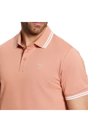 Guess Koszulki polo marki model M2GP34-KARS0. Kolor Różowy, Odzież Męskie. sezon: Cały rok