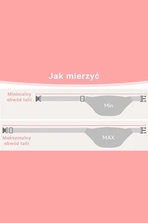 ROVICKY Damska nerka biodrowa z kieszeniami od