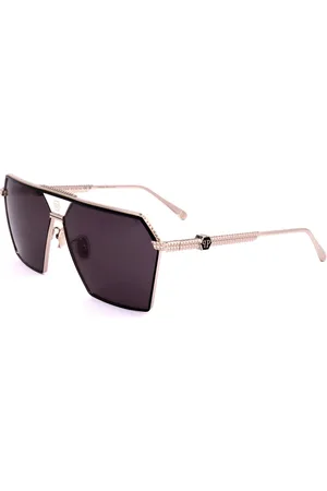 Philipp Plein Okulary SPP076M-0301. Okulary przeciwsłoneczne, Kolor szary. Kobieta.