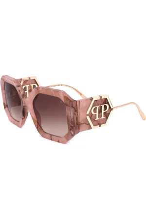 Philipp Plein Okulary SPP067-06Z8. Okulary przeciwsłoneczne, Kolor różowy. Kobieta.