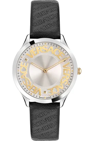 VERSACE Zegarek VE2O00122. Kwarcowy, Kolor szary. Kobieta.
