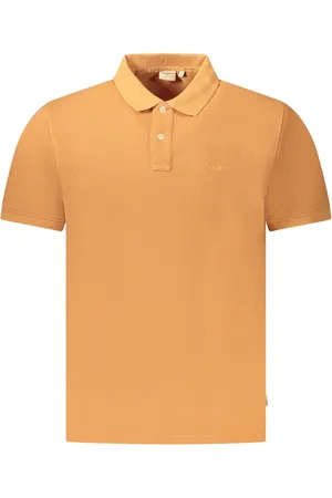 Pepe Jeans POLO KRÓTKI RĘKAW MĘSKI POMARAŃCZOWY