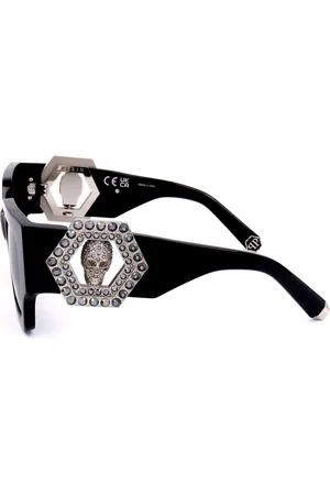 Philipp Plein Okulary SPP103S-0700. Okulary przeciwsłoneczne, Kolor czerwony. Kobieta.