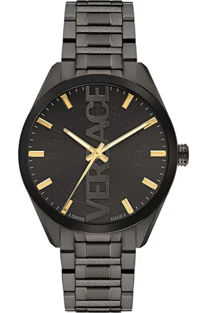 VERSACE Zegarek VE3H00522. Kwarcowy, Kolor czarny. Mężczyzna.