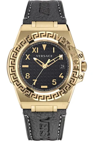 VERSACE Zegarek VE3I00222. Kwarcowy, Kolor czarny. Mężczyzna.