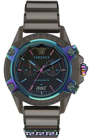 VERSACE Zegarek VEZ701022. Kwarcowy, Kolor czarny. Mężczyzna.