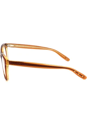Bottega Veneta Okulary BV244F2I. Okulary, Kolor żółty brązowy. Kobieta.