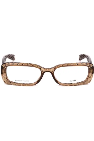 Bottega Veneta Okulary BV210439. Okulary, Kolor brązowy przezroczysty. Kobieta.