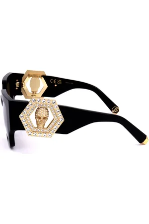 Philipp Plein Okulary SPP103S-700G. Okulary przeciwsłoneczne, Kolor złoty. Kobieta.