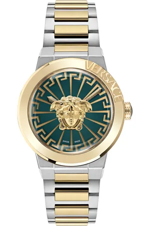 VERSACE Zegarek VE3F00422. Kwarcowy, Kolor zielony. Kobieta.