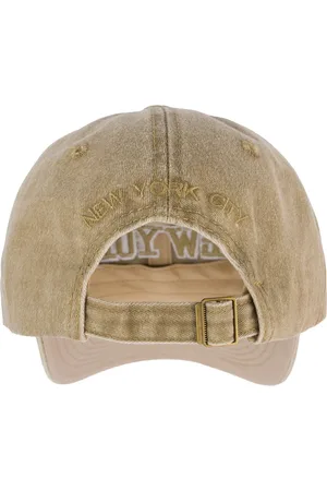 Versoli Beżowa Czapka z daszkiem baseballówka vintage regulacja cz-m-32