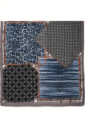 Versoli Patchwork Chusta damska apaszka pod szyję lekka elegancka oryginalna modna CX