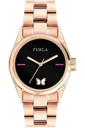 Furla Zegarek R4253101537. Kwarcowy, Kolor czarny. Kobieta.