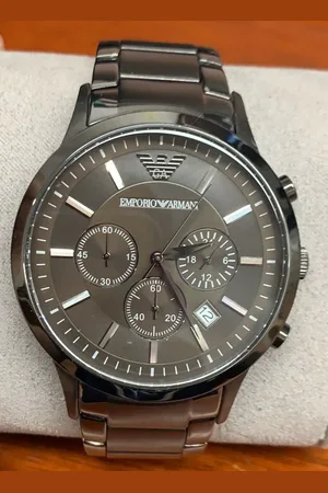 Emporio Armani Zegarek ARMANI AR2453. Kwarcowy, Kolor czarny. Mężczyzna.