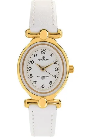 Perfect ZEGAREK DZIECIĘCY L036-01 KOMUNIJNY - biały/złoty + BOX (zp799b)
