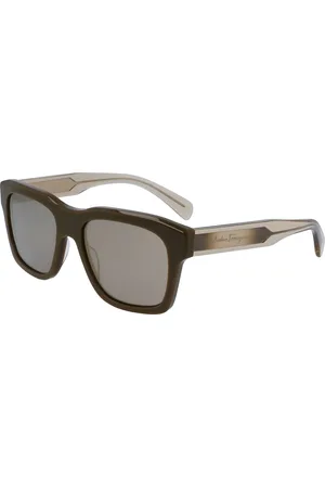 Salvatore Ferragamo Okulary SF1087S561832. Okulary przeciwsłoneczne, Kolor zielony. Mężczyzna.