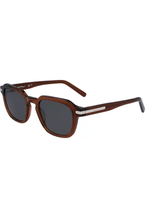 Salvatore Ferragamo Okulary SF1089S522127. Okulary przeciwsłoneczne, Kolor brązowy. Mężczyzna.