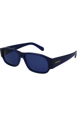 Salvatore Ferragamo Okulary SF1109S571443. Okulary przeciwsłoneczne, Kolor niebieski. Mężczyzna.