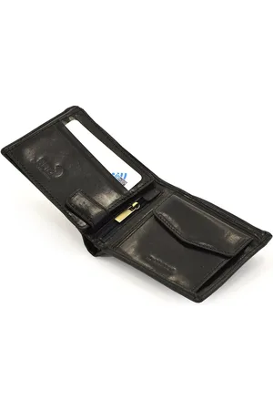 Tmc Kompaktowy skórzany męski portfel od TMC z RFID